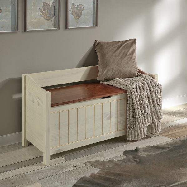 Red Barrel Studio® Solid Wood Flip Top Storage Bench & Reviews